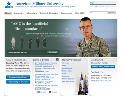 hire an expert to work on your AMU american military university class online